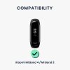 Kwmobile Strap για Xiaomi Mi Band 4/Mi Band 3, Καφέ, Σιλικόνη, KWM0000253P002C