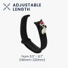 Kwmobile Strap για Xiaomi Mi Band 8, Μαύρο, Σιλικόνη, KWM0000253R003C