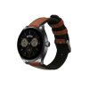 Λουράκι Kwmobile για Huawei Watch GT 4 (46mm)/Ρολόι Μπουμπούκια, Καφέ/Μαύρο, Φυσικό δέρμα, KWM0000253S001C