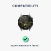 Σετ 2 ιμάντες Kwmobile για Huawei Watch GT 4 (46mm), Μαύρο/Σκούρο Μπλε, Σιλικόνη, KWM0000254A001C