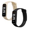 Σετ 2 ιμάντες Kwmobile για Xiaomi Smart Band 8 Active, Μαύρο/Μπεζ, Σιλικόνη, KWM0000254C002C