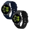 Σετ 2 ιμάντες Kwmobile για Garmin vivoactive 5/Active 5, Μαύρο/Σκούρο Μπλε, Σιλικόνη, KWM0000254E001C