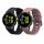 Σετ 2 ιμάντες Kwmobile για Garmin vivoactive 5/Active 5, Μαύρο/Μωβ, Σιλικόνη, KWM0000254E002C