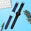 Σετ 2 ιμάντες Kwmobile για Google Pixel Watch 2/Pixel Watch, Μαύρο/Σκούρο Μπλε, Σιλικόνη, KWM0000254I001C