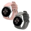 Σετ 2 ιμάντες Kwmobile για Google Pixel Watch 2/Pixel Watch, Πολύχρωμο/Ροζ, Σιλικόνη, KWM0000254I002C