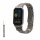 Kwmobile Strap για Xiaomi Smart Band 8 Active/Redmi Band 2, Silver, Steel, KWM0000254J001C