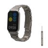 Kwmobile Strap για Xiaomi Smart Band 8 Active/Redmi Band 2, Silver, Steel, KWM0000254J001C