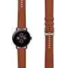 Kwmobile Strap for Google Pixel Watch 2/Pixel Watch, Καφέ, Φυσικό δέρμα, KWM0000254L001C