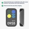 Σετ 2 Πλήρες Καλύμματα Kwmobile για Xiaomi Smart Band 8 Active/Redmi Band 2, Διαφανές, Πλαστικό, KWM0000254Q001C