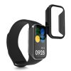 Σετ 2 Πλήρες Καλύμματα Kwmobile για Xiaomi Smart Band 8 Active/Redmi Band 2, Διαφανές/Μαύρο, Πλαστικό, KWM0000254Q002C