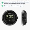 Σετ 2 θήκες Kwmobile με γυαλί ασφαλείας για Google Pixel Watch 2/Pixel Watch, Διαφανές, Πλαστικό, KWM0000254R001C