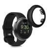 Σετ 2 θηκών Kwmobile με γυαλί ασφαλείας για Google Pixel Watch 2/Pixel Watch, Διαφανές/Μαύρο, Πλαστικό, KWM0000254R002C