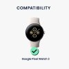 Σετ 4 αντάπτορες Kwmobile 20mm Strap Clip για Google Pixel Watch 2, Ασημί/Μαύρο, Ατσάλι, KWM0000255L001C