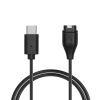 Καλώδιο φόρτισης Kwmobile USB Type-C για Garmin Swim 2/Tactix7/Enduro, Μαύρο, Πλαστικό, KWM0000255P001C