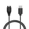 Καλώδιο φόρτισης Kwmobile USB Type-C για Garmin Swim 2/Tactix7/Enduro, Μαύρο, Πλαστικό, KWM0000255P001C