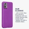 Θήκη Kwmobile για Motorola Edge 30 Neo, Purple, Silicone, KWM0000201J006C