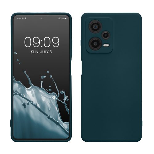 Θήκη Kwmobile για Xiaomi Redmi Note 12 Pro Plus 5G, Σκούρο Πράσινο, Σιλικόνη, KWM000018DL005C