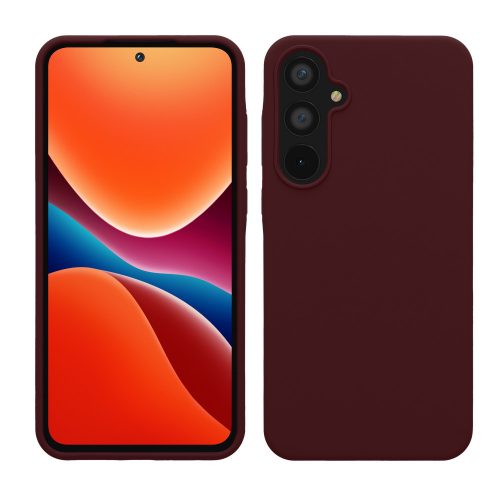 Θήκη Kwmobile για Samsung Galaxy A55, Burgundy, Silicon, KWM000021ME014C