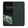 Θήκη Kwmobile για Huawei P20, Σκούρο Πράσινο, Σιλικόνη, KWM000008PX014C