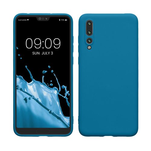 Θήκη Kwmobile για Huawei P20 Pro, Μπλε, Σιλικόνη, KWM000008PZ015C