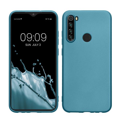 Θήκη Kwmobile για Xiaomi Redmi Note 8, Μπλε, Σιλικόνη, KWM000010LR005C