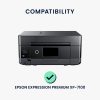 Κάλυμμα Kwmobile για τον εκτυπωτή Epson Expression Premium XP-7100, Ανοιχτό γκρι, Textile, KWM0000192E002C