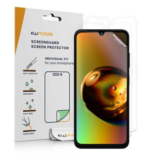 Σετ 3 προστατευτικών μεμβρανών Kwmobile για Samsung Galaxy A05s, Διαφανές, Πλαστικό, KWM000021NC001C