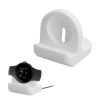 Kwmobile Docking Stand for Google Pixel Watch, White, Silicone, KWM0000257C002C