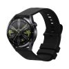 Λουράκι Kwmobile για Huawei Watch GT 3 Pro (46mm)/GT3 46mm, Μαύρο, Σιλικόνη, KWM0000257J001C