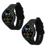 Σετ 2 ιμάντες Kwmobile για Xiaomi Mi Watch Color Sport/S1 Active, Μαύρο, Σιλικόνη, KWM000016JX005C