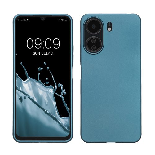 Θήκη Kwmobile για Xiaomi Poco C65/Redmi 13C, Μπλε, Σιλικόνη, KWM000020KO001C