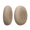 Σετ 2 μαξιλαριών αυτιού Kwmobile για Jabra Evolve 2 65/Evolve 65 SE, Beige, Eco-leather, KWM0000256O002C