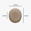 Σετ 2 μαξιλαριών αυτιού Kwmobile για Jabra Evolve 2 65/Evolve 65 SE, Beige, Eco-leather, KWM0000256O002C