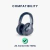 Σετ 2 μαξιλαριών αυτιού Kwmobile για JBL Everest Elite 750NC, Μαύρο, Οικολογικό δέρμα, KWM0000257T001C