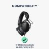 Σετ 2 μαξιλαριών αυτιού Kwmobile για V-MODA Crossfade M-100/Crossfade LP2/Crossfade LP, Μαύρο, Οικολογικό δέρμα, KWM0000257U001C