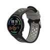 Kwmobile Strap για Xiaomi Mi Watch Color Sport/S1 Active, Μαύρο/Γκρι, Σιλικόνη, KWM0000258B002C