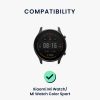 Kwmobile Strap για Xiaomi Mi Watch/Mi Watch Color Sport, Μαύρο/Κόκκινο, Σιλικόνη, KWM0000258C001C