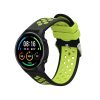 Kwmobile Strap για Xiaomi Mi Watch/Mi Watch Color Sport, Μαύρο/Πράσινο, Σιλικόνη, KWM0000258C002C