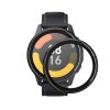 Σετ 2 προστατευτικών μεμβρανών Kwmobile για Xiaomi Mi Watch/Mi Watch Color Sport, Διάφανο/Μαύρο, Πολυμερές, KWM0000258D001C