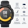 Σετ 2 προστατευτικών μεμβρανών Kwmobile για Xiaomi Mi Watch/Mi Watch Color Sport, Διάφανο/Μαύρο, Πολυμερές, KWM0000258D001C