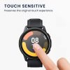 Σετ 2 προστατευτικών μεμβρανών Kwmobile για Xiaomi Mi Watch/Mi Watch Color Sport, Διάφανο/Μαύρο, Πολυμερές, KWM0000258D001C