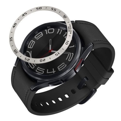 Kwmobile Dial Frame για Samsung Galaxy Watch 6 Classic, Ασημί, Αλουμίνιο, KWM000024TK002C