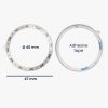 Kwmobile Dial Frame για Samsung Galaxy Watch 6 Classic, Ασημί, Αλουμίνιο, KWM000024TL002C