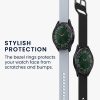 Kwmobile Dial Frame για Samsung Galaxy Watch 6 Classic, Μαύρο/Ασημί, Αλουμίνιο, KWM0000259B001C