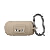 Θήκη ακουστικών Kwmobile για Shokz OpenFit T910, Beige, Silicone, KWM0000259G001C