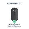 Θήκη ποντικιού Kwmobile για Apple Magic Mouse, Μαύρο, Σιλικόνη, KWM0000259K001C