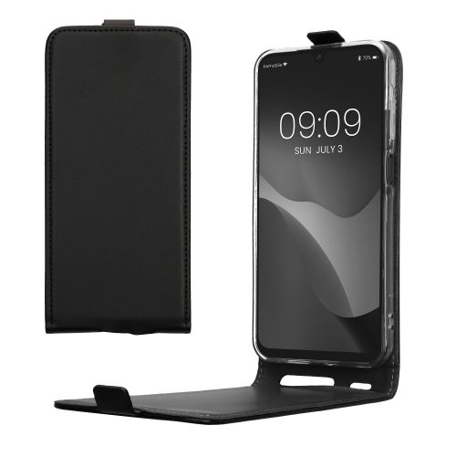 Θήκη Kwmobile για Samsung Galaxy A25, Μαύρη, Eco Leather, KWM000021ON001C