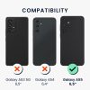 Θήκη Kwmobile για Samsung Galaxy A55, Μαύρη, Eco Leather, KWM000021OP001C