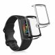 Σετ 2 Θήκες Kwmobile για Fitbit Charge 6/Charge 5, Μαύρο/Ασημί, Σιλικόνη, KWM0000144U005C