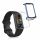 Σετ 2 θηκών Kwmobile για Fitbit Charge 6/Charge 5, Διαφανές/Σκούρο Μπλε, Σιλικόνη, KWM0000144U006C